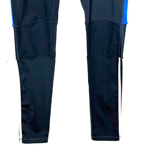 The Upside Womens Leggings Activewear Yoga Running Black Blue Yellow Size 8 - Picture 5 of 7